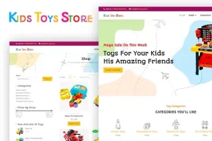 Read more about the article Kids Toys Store Website Template