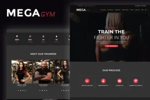 Read more about the article MEGA GYM Fitness Club Website