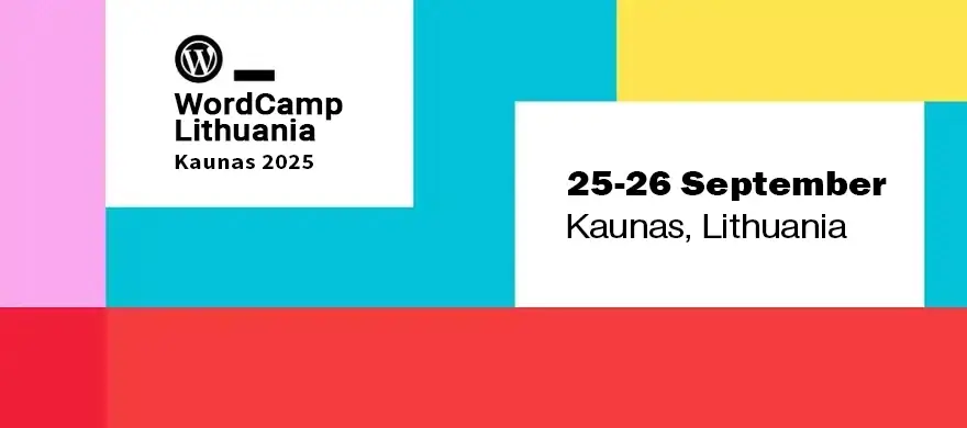 WordCamp Kaunas Lithuania 25-26 September 2025