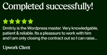 Wordpress Master feedback WebCodeWP