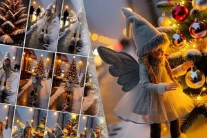 Read more about the article Girl in a Christmas Tree Decoration Store
