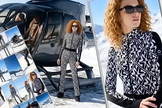 Presentation Of The Newland Alhena Women's Winter Outdoor Sports Jumpsuit cover