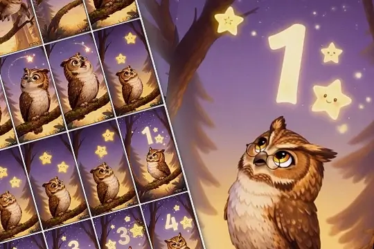 Kids Learn To Count With Owl cover