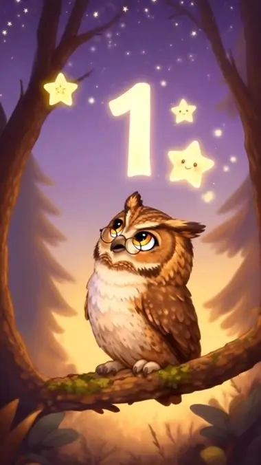 Kids Learn To Count With Owl