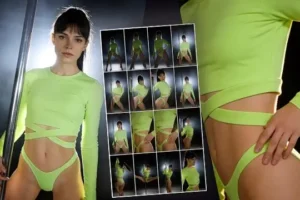 Read more about the article Dance & Fitness Clothing Green Pole Dance Costume