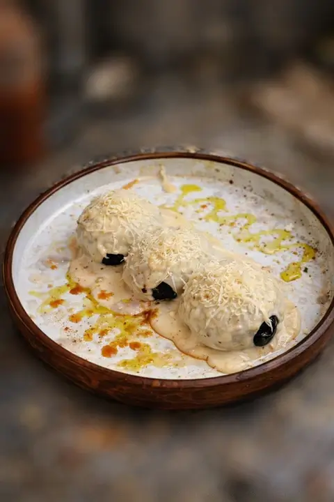 Seafood soup Presentation Of Fast Food Restaurant Dishes