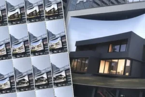 Read more about the article Visual Advertising On An LED Screen In A Shopping Center For Home Construction Company