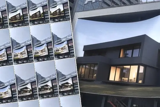 Visual Advertising On An LED Screen In A Shopping Center cover