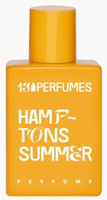 13 Perfumes Hamptons Summer bottle 13 Perfumes Hamptons Summer orange bottle