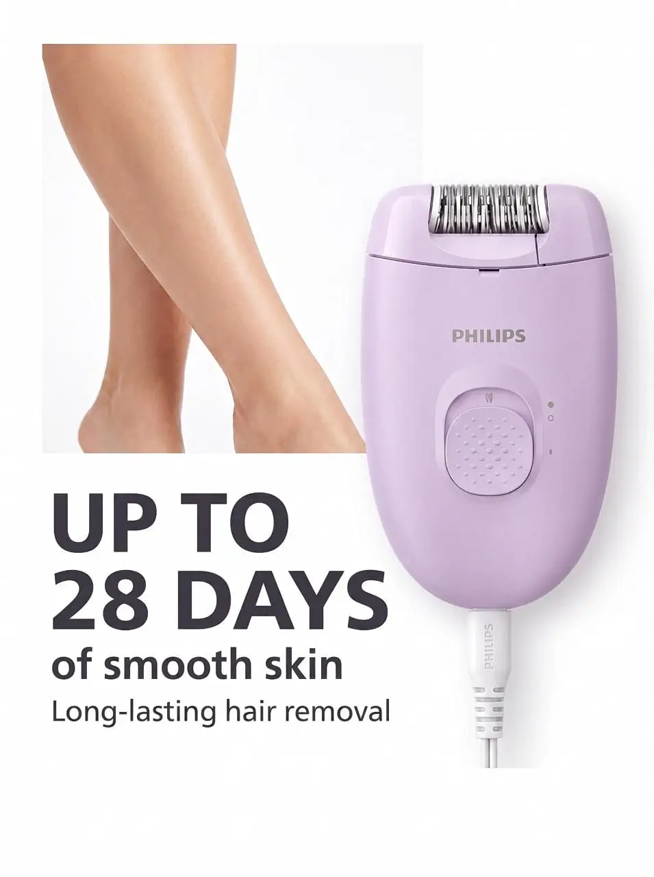 Epilator for legs and body