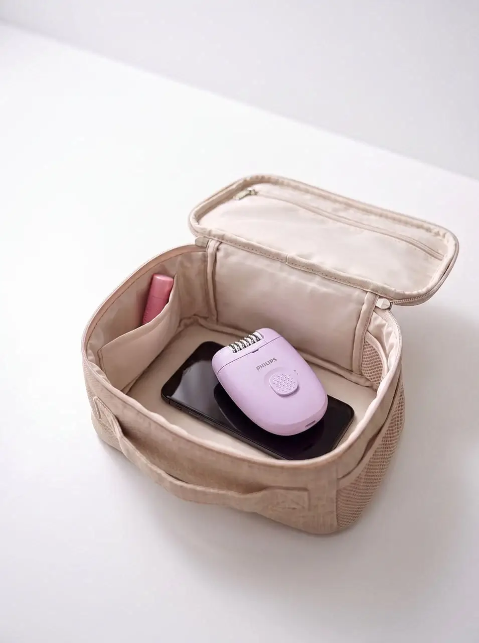 Philips Epilator in beige bag